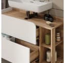 Vicco Waschbeckenunterschrank Karen Sonoma/Weiß 2 Schubladen Bild 4