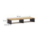 Vicco Monitorständer Tomy Anthrazit/Gold Eiche Modern Bild 1