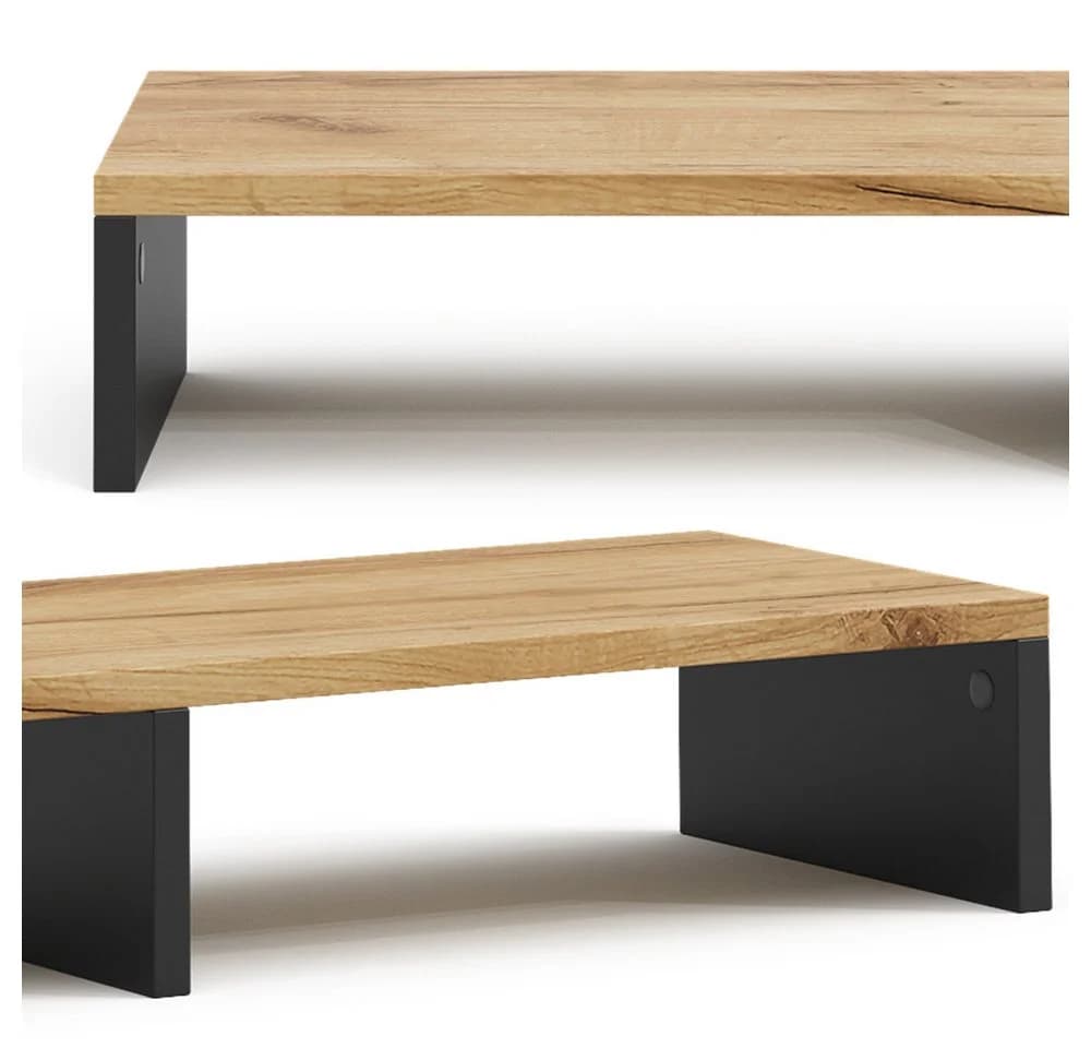 Vicco Monitorständer Tomy Anthrazit/Gold Eiche Modern - Bild 5