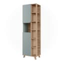 Vicco Hochschrank Karen, Sonoma/Blau, 2 Türen Bild 2