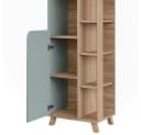 Vicco Hochschrank Karen, Sonoma/Blau, 2 Türen Bild 5