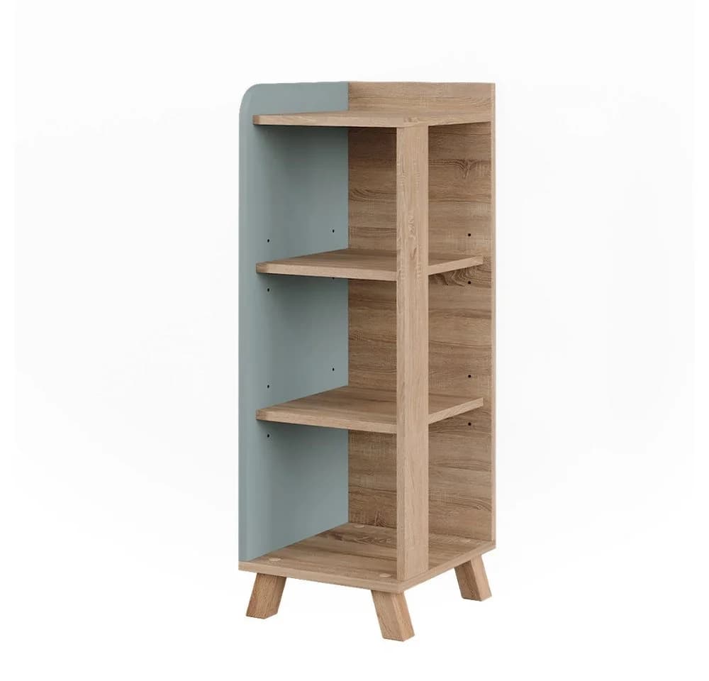 Vicco Midischrank Karen, 30 x 90 cm, 4 Ablagen, Blau - Bild 2