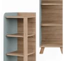 Vicco Midischrank Karen, 30 x 90 cm, 4 Ablagen, Blau Bild 5