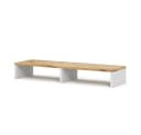 Vicco Monitorständer Tomy Weiß/Goldkraft Eiche Modern Bild 2