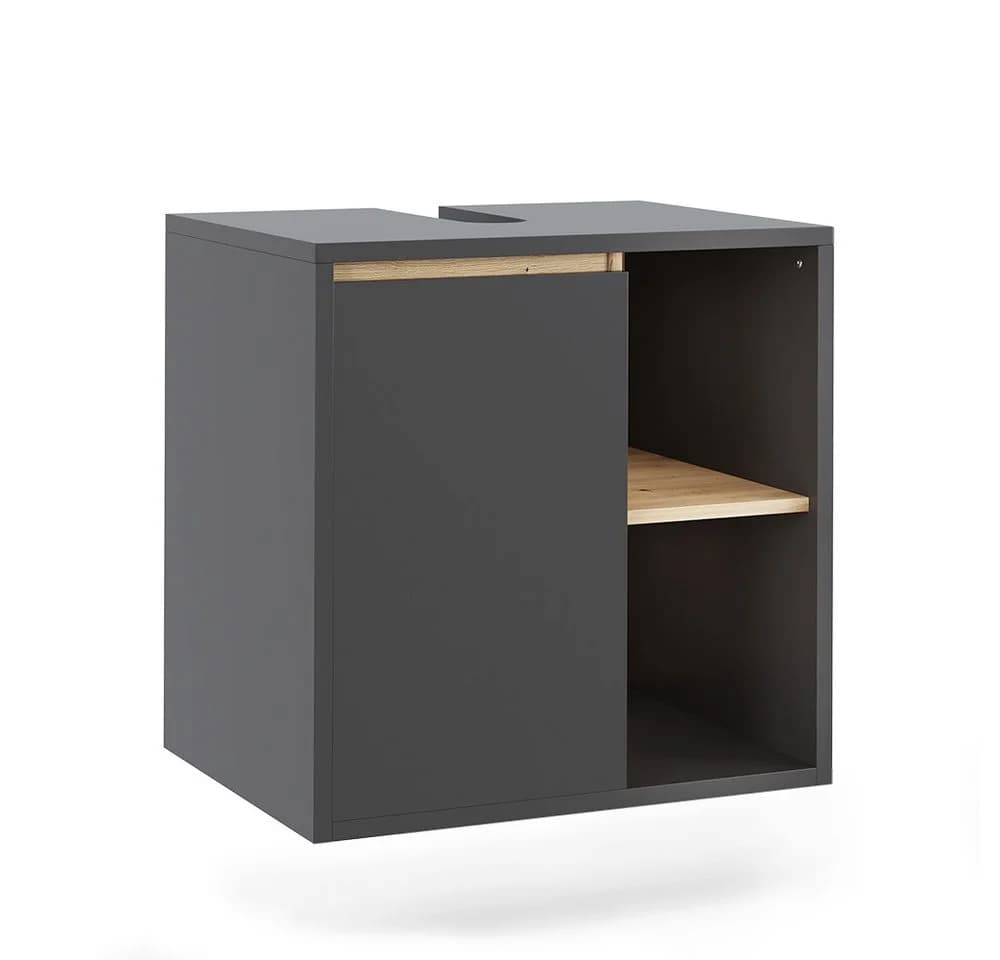 Vicco Waschbeckenunterschrank Viola Grau Modern - Bild 2