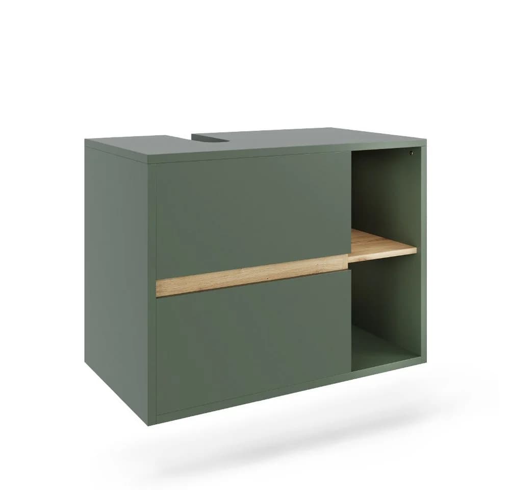 Vicco Waschbeckenunterschrank Viola Grün Modern mit 2 Schubladen - Bild 2