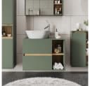 Vicco Waschbeckenunterschrank Viola Grün Modern mit 2 Schubladen Bild 3