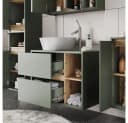 Vicco Waschbeckenunterschrank Viola Grün Modern mit 2 Schubladen Bild 5