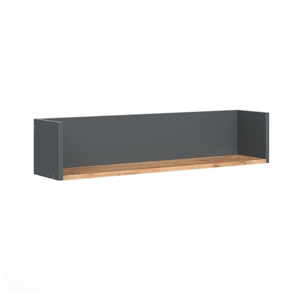 Vicco Bücherregal Viktor Anthrazit/Goldkraft Eiche Wandregal - Bild 2
