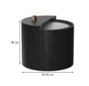 Vicco Couchtisch Tavilo Schwarz/Eiche Schwarz 48 x 48 cm Bild 3