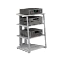 Vicco Bücherregal Tonar Grau 4 Ablageflächen Modern Bild 5
