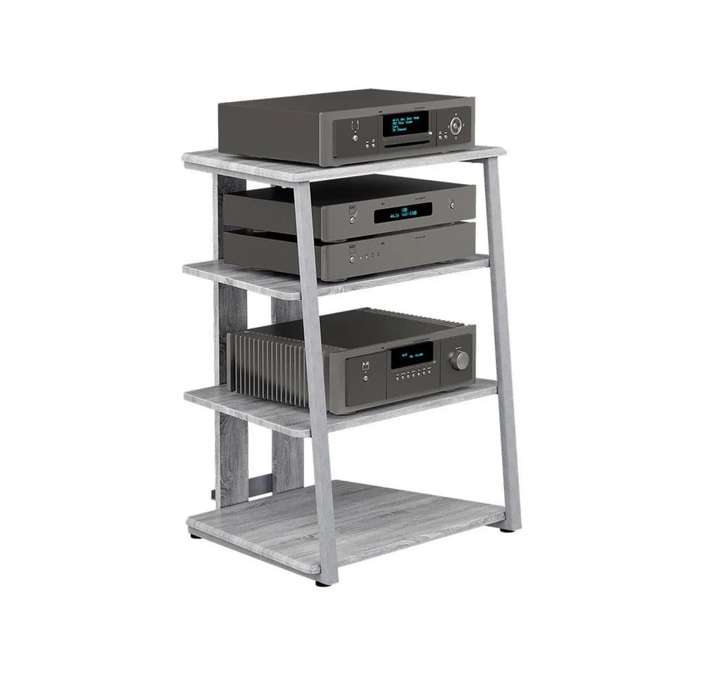 Vicco Bücherregal Tonar Grau 4 Ablageflächen Modern - Bild 5