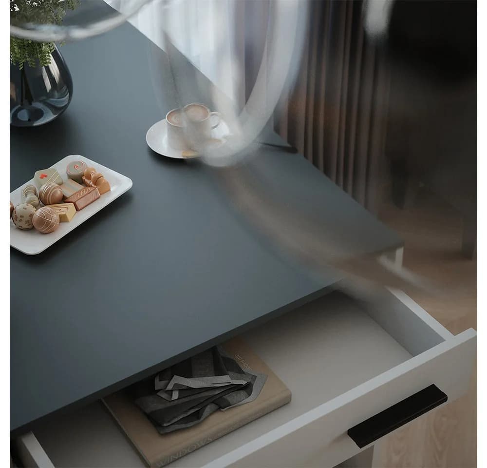 Vicco Bartisch Repose Anthrazit/Weiß mit Stauraum - Bild 5