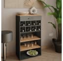 Vicco Weinregal Repose Goldkraft Eiche Anthrazit Bild 4
