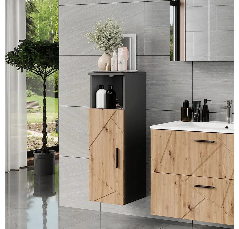 Vicco Midischrank Irma Anthrazit 1 Tür - Bild 3
