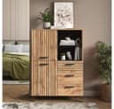 Vicco Garderobe Bernstein Eiche Wotan Bild 2