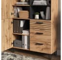 Vicco Garderobe Bernstein Eiche Wotan Bild 4