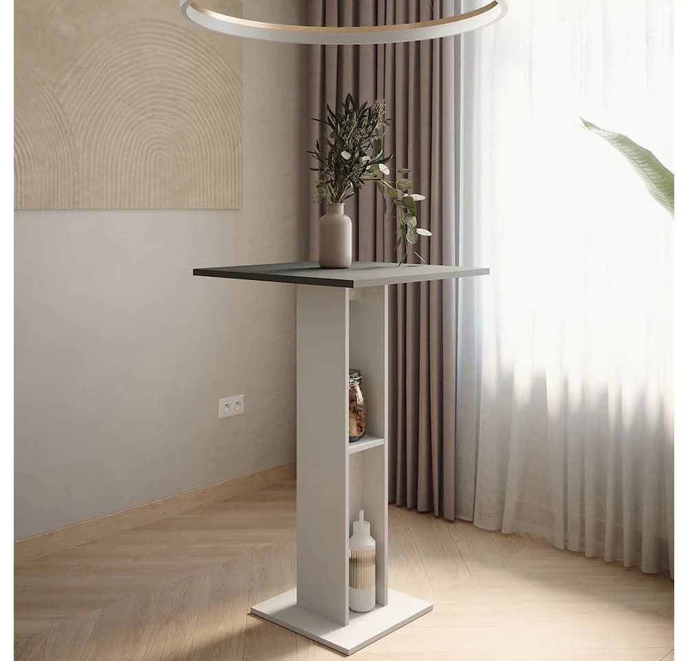 Vicco Bartisch Repose Weiß/Anthrazit mit Regal - Bild 4