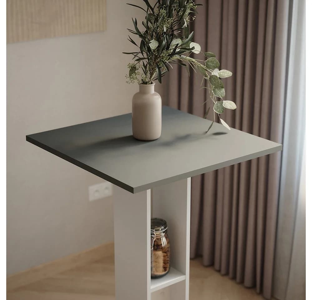 Vicco Bartisch Repose Weiß/Anthrazit mit Regal - Bild 5