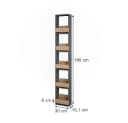 Vicco Weinregal Repose Goldkraft Eiche/Anthrazit Bild 3