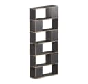 Vicco Raumteiler Eneos Anthrazit Eiche Modernes Standregal Bild 1
