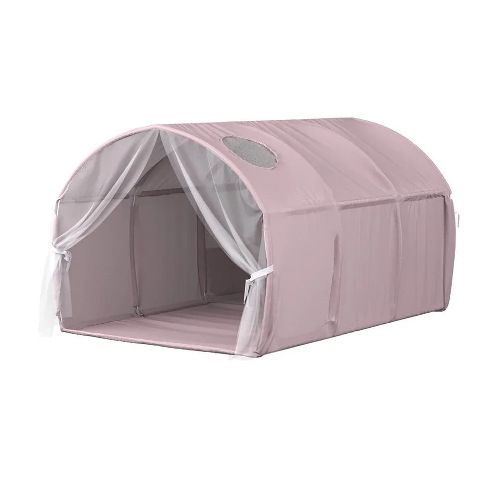 VitaliSpa® Spielzelt Kubby Rosa Tunnelzelt mit Fenster und Netz