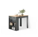 Livinity® Bartisch Regusa Anthrazit/Goldkraft Eiche Bild 2