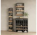 Livinity® Weinregal Regusa Goldkraft Eiche/Anthrazit 1-tlg. Bild 4