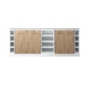 Vicco Kommode Rion Artisan Eiche/Weiß Dachschrägenschrank 5er Set Bild 5