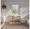 Vicco Dachschrägenschrank Rion, Weiß, mit 2 Türen Bild 1