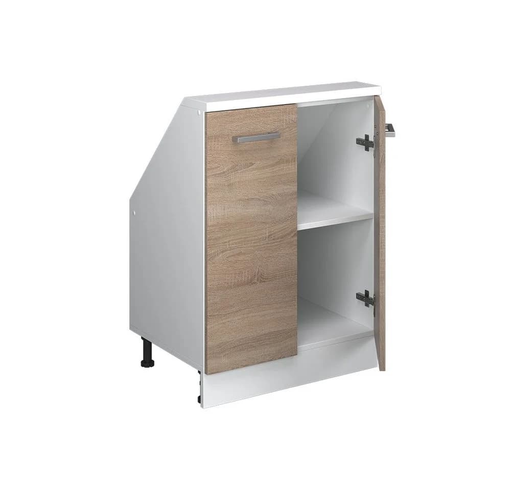 Vicco Dachschrägenschrank Rion, Weiß, mit 2 Türen - Bild 5