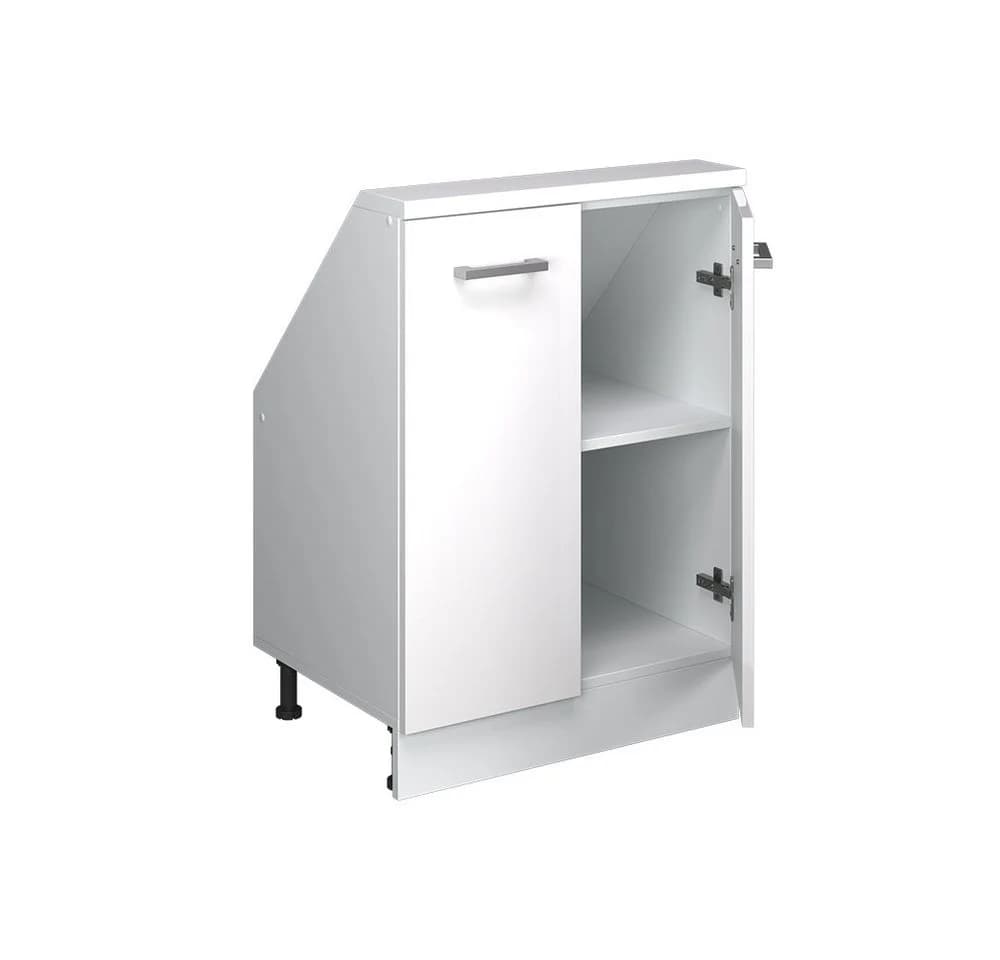Vicco Dachschrägenschrank Rion Weiß Hochglanz - Bild 5