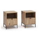 Vicco Nachtschrank Eliza 2er Set Viking Oak Modern Bild 1