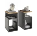Vicco Nachtschrank Elios Anthrazit/Goldkraft Eiche 2er Set Bild 5
