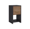 Vicco Nachtschrank Evo Anthrazit/Goldkraft Eiche 30 x 55 cm mit Schublade Bild 1