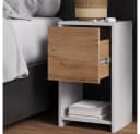 Vicco Nachtschrank Evo Weiß/Goldkraft Eiche mit Schublade Bild 4