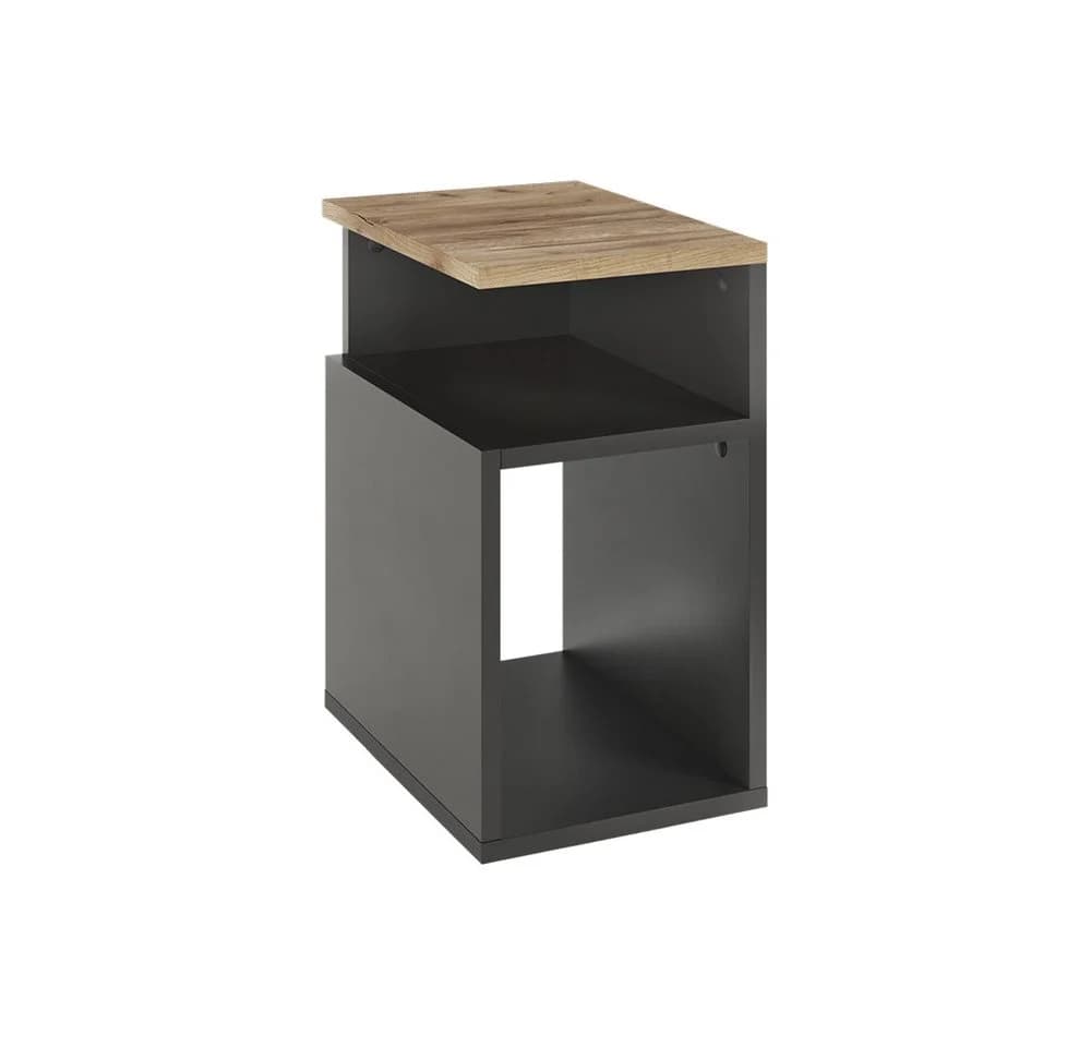 Vicco Nachtschrank Elios Anthrazit/Goldkraft Eiche