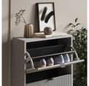 Vicco Schuhkipper Eliza Grau 3 Klappschubladen Bild 4