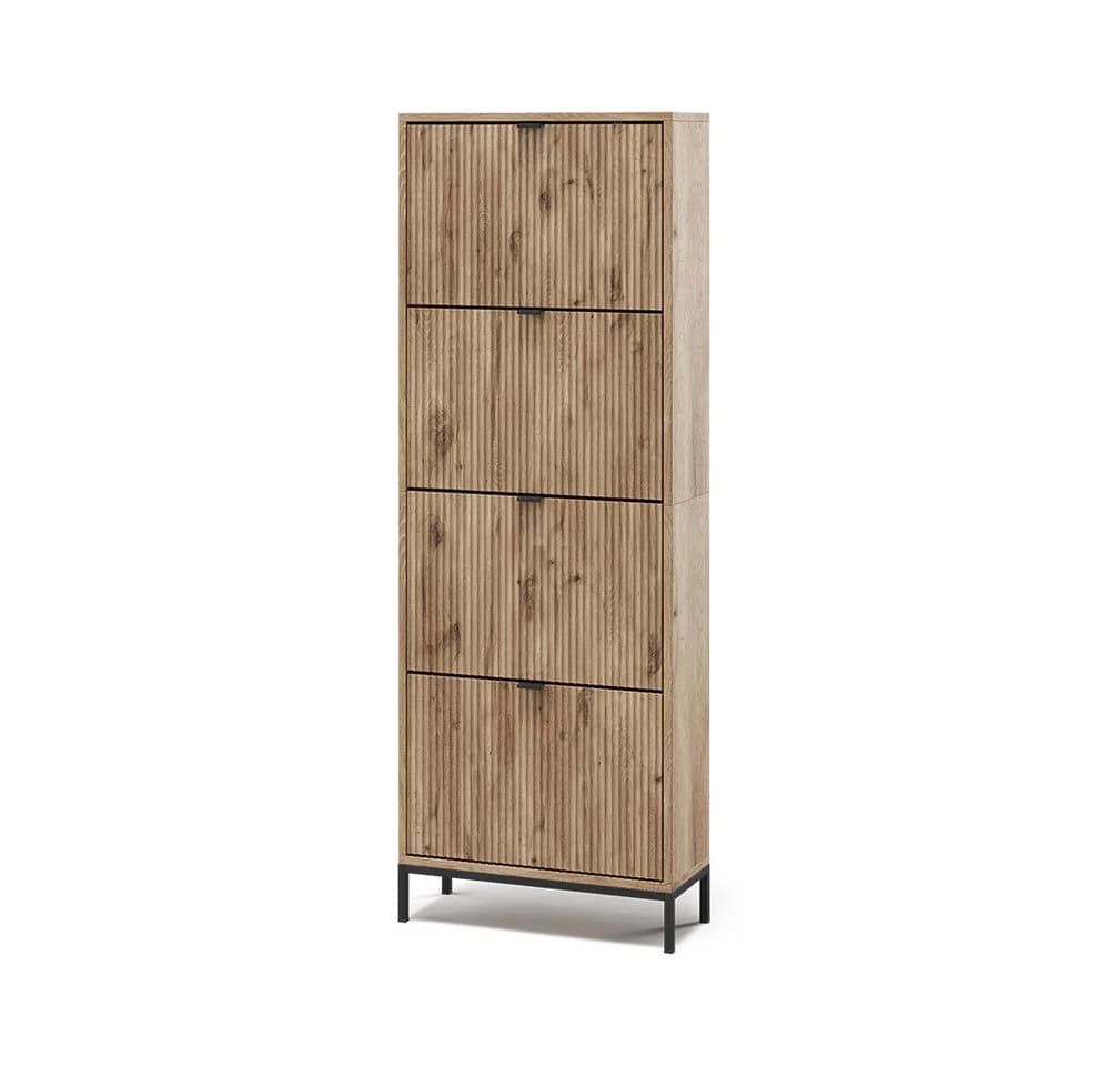 Vicco Schuhkipper Eliza Viking Oak 4 Klappschubladen