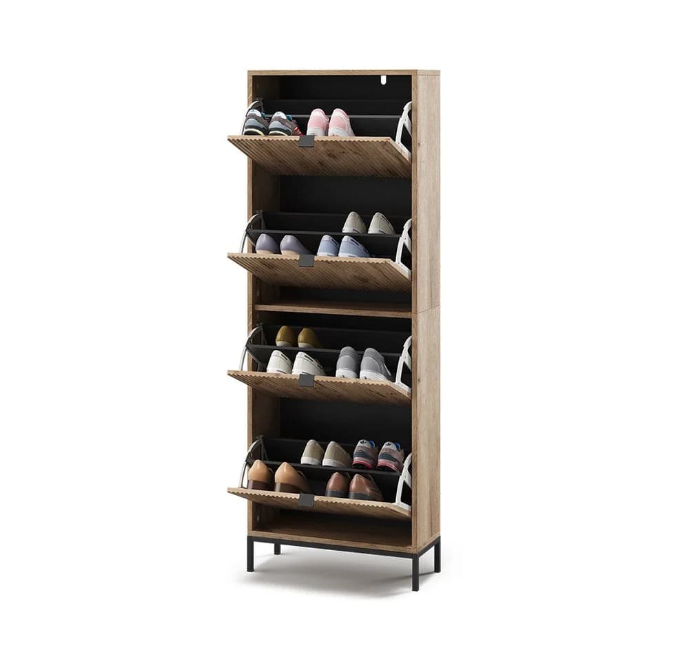 Vicco Schuhkipper Eliza Viking Oak 4 Klappschubladen - Bild 5
