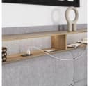VitaliSpa® Polsterbett Christin Grau mit LED und USB-Anschluss Bild 4