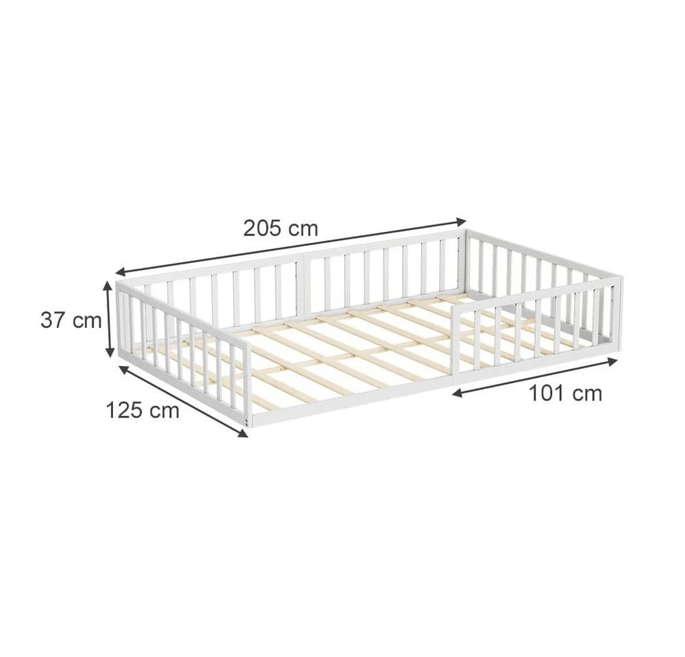 VitaliSpa® Kinderbett Minno Weiß