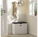 Vicco Schuhbank Schufy Weiß/Schwarz 60 x 51 cm mit 2 Fächern Bild 4