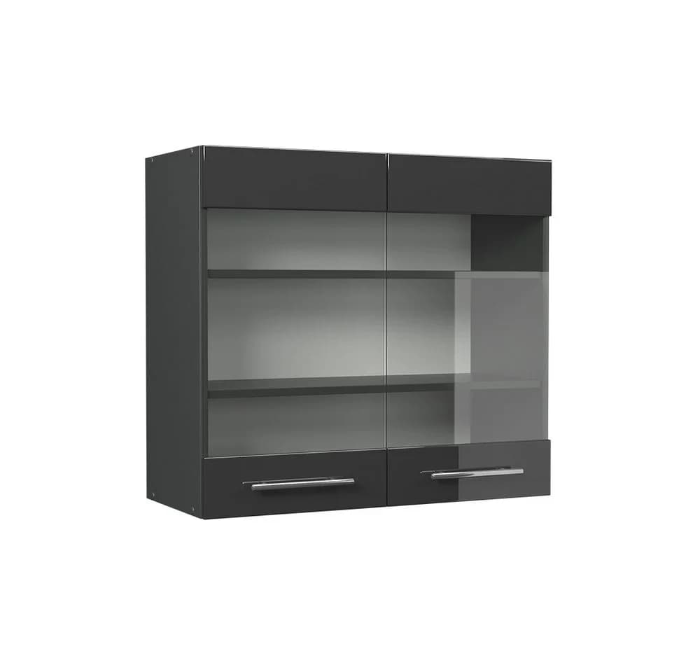 Vicco Hängeschrank Fame-Line Anthrazit Hochglanz Soft-Close - Bild 2