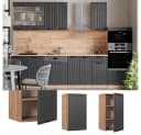 Vicco Hängeschrank Fame-Line Dunkelgrau/Goldkraft Eiche Bild 1