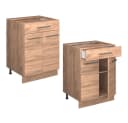 Vicco Unterschrank Fame-Line Goldkraft Eiche mit Schublade Bild 5