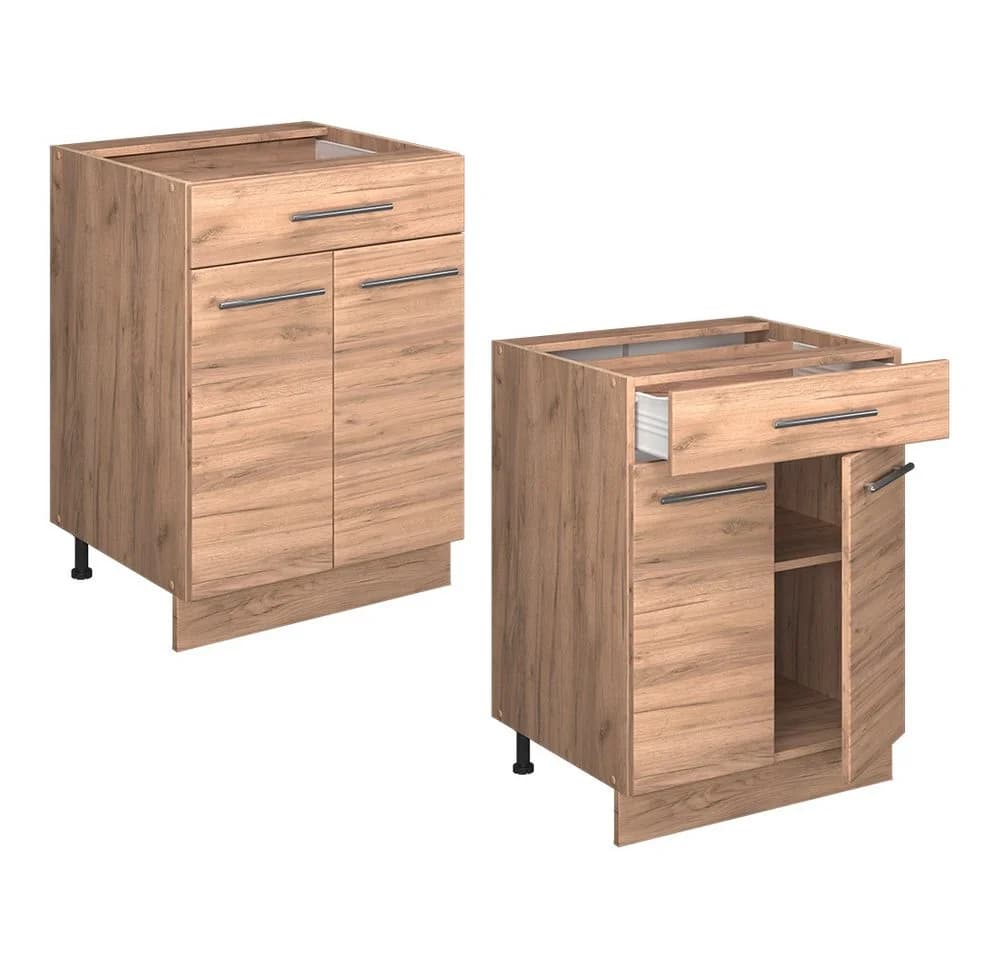 Vicco Unterschrank Fame-Line Goldkraft Eiche mit Schublade - Bild 5