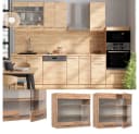 Vicco Glashängeschrank Fame-Line Goldkraft Eiche Grau 80 cm Bild 1