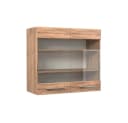Vicco Glashängeschrank Fame-Line Goldkraft Eiche Grau 80 cm Bild 2