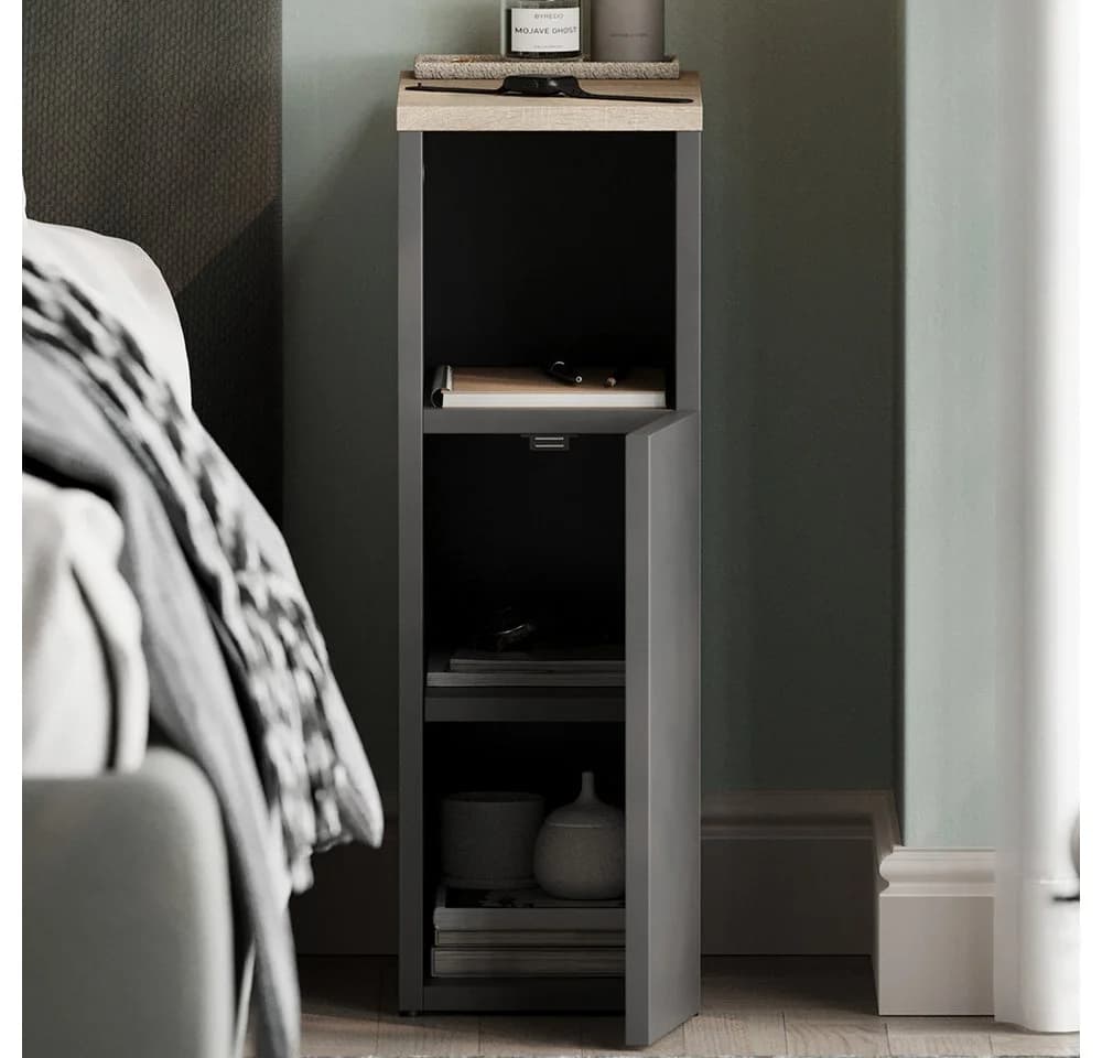 Vicco Nachtschrank Enton Anthrazit/Sonoma 20 x 59.5 cm - Bild 4